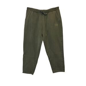 Puma Men’s XXL Olive Green Sweatpants Joggers Embroidered Logo Drawstring